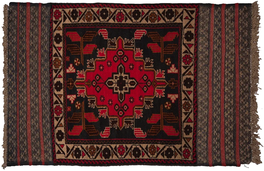 Balouch Tribal Medallion Runner