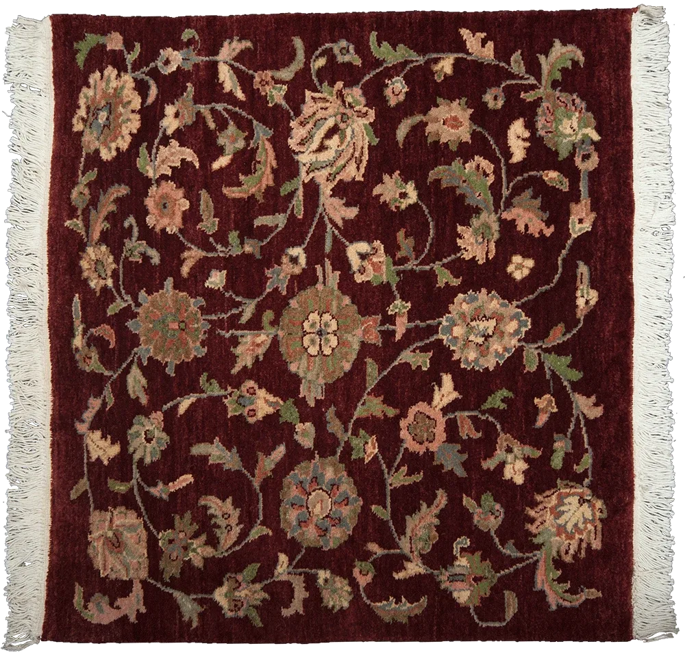 Burgundy Isfahan Allover Rug