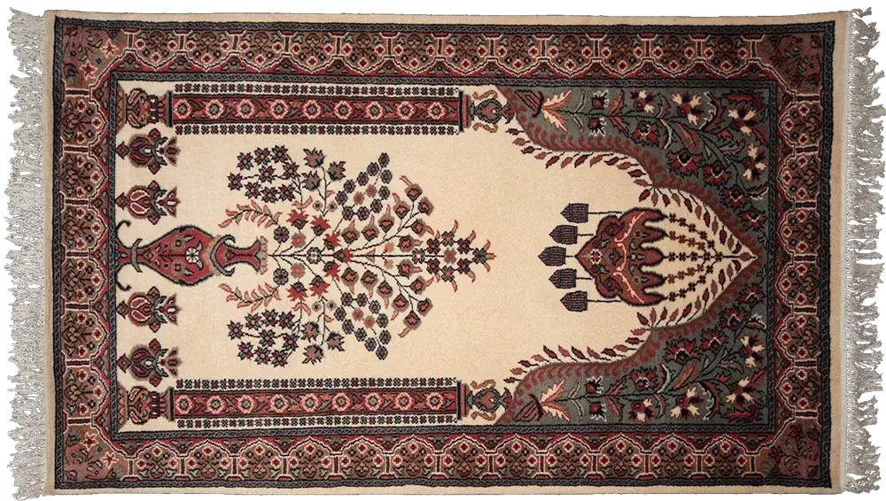 Ivory Tree Prayer Rug