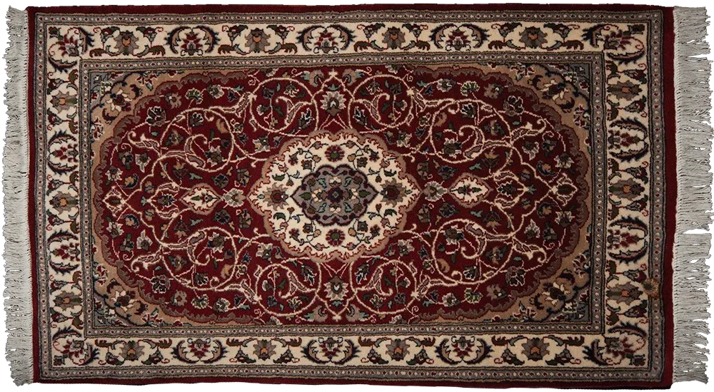Kashan Crimson Medallion Rug