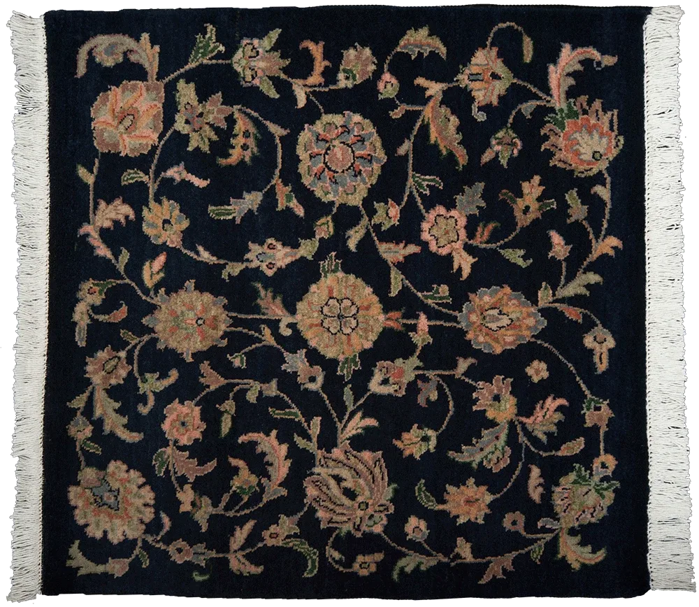 Navy Blue Isfahan Allover Rug