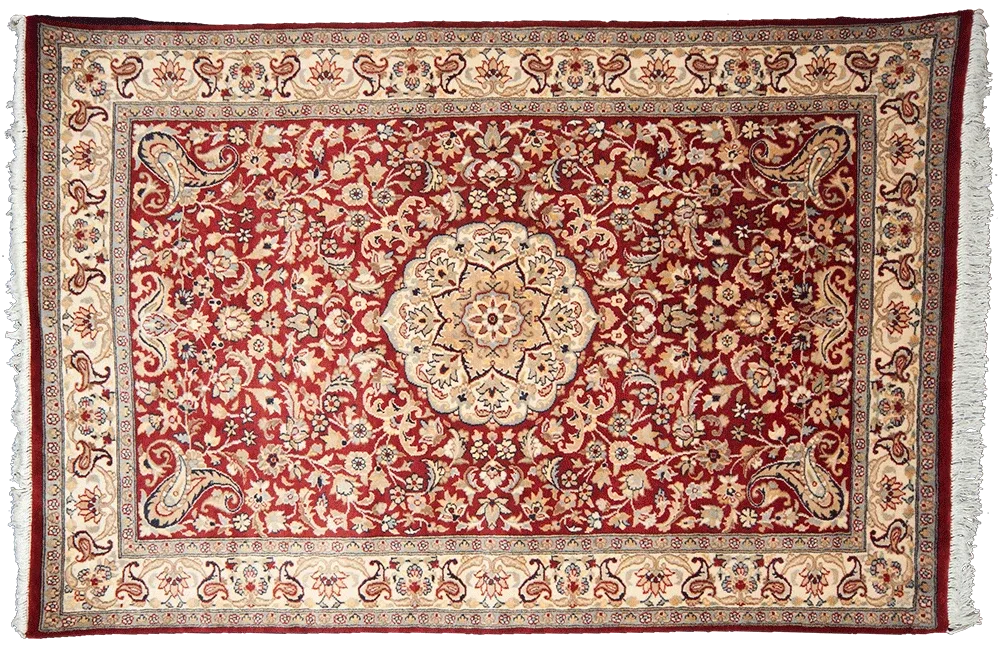 Red Isfahan Carpet